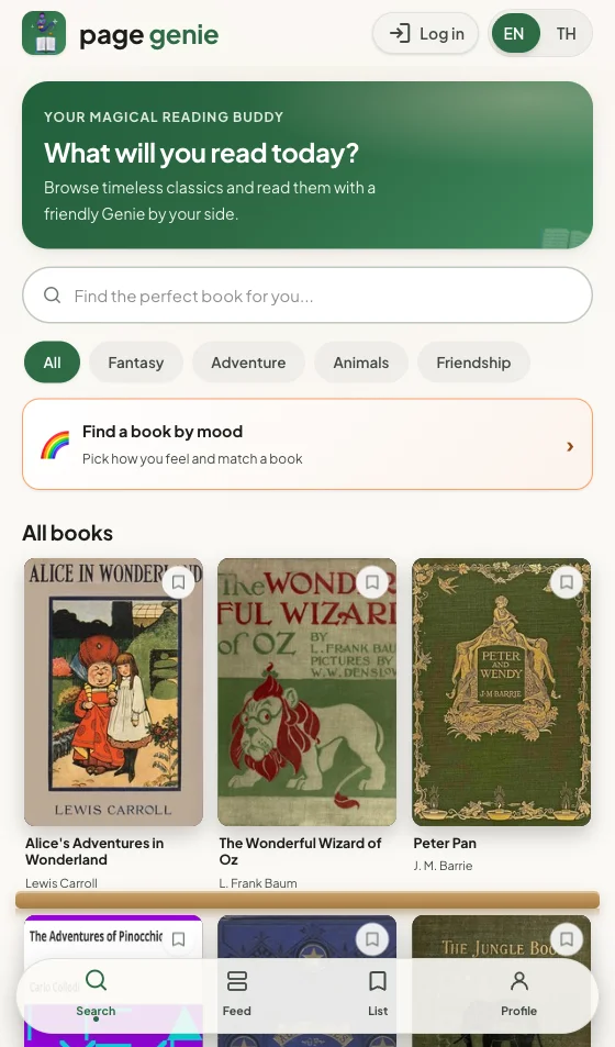 Page Genie — app by @Sun